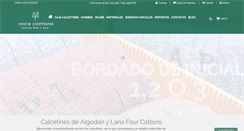 Desktop Screenshot of four-cottons.com